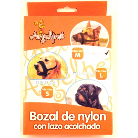 Bozal Perros de Nylon Acolchado OJ