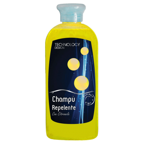 Champú repelente 250 ml con citronela sin parabenos